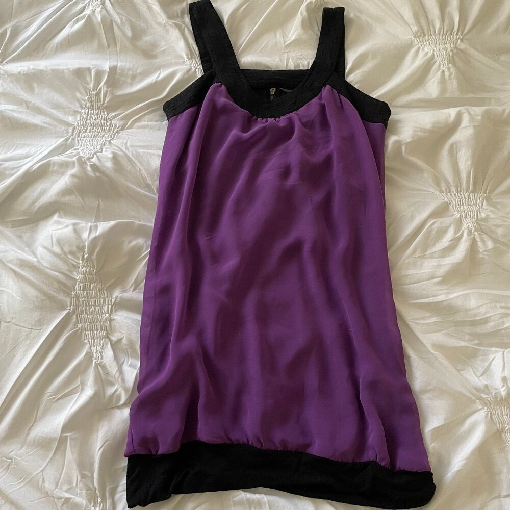Fun Flirty Purple Sleeveless Dress